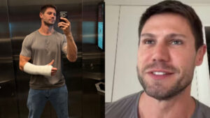 Jonas Sulzbach relata dificuldades após fraturar o braço: ‘Difícil’