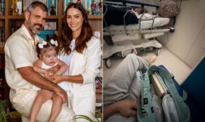 Filha de Juliano Cazarré é internada novamente na UTI