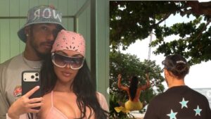 Kim Kardashian e Lewis Hamilton aproveitam pausa da F1 em viagem romântica juntos!