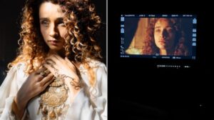 Letícia Laranja nos Bastidores de Amor em Ruínas