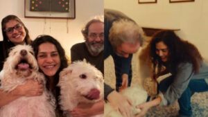 Letícia Sabatella e Daniel Dantas reencontram cachorro após vitória na Justiça
