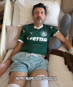 Esposa de Lito Sousa desabafa sobre fake news e atualiza busca por tratamento