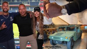 Neymar e irmã surpreendem pai com presentes milionários