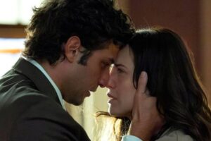 Quem Ama Cuida: Adriana e Pedro se beijam e terão primeira noite de amor