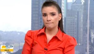 Sabina Simonato se emociona ao vivo na Globo ao relembrar morte de irmãos