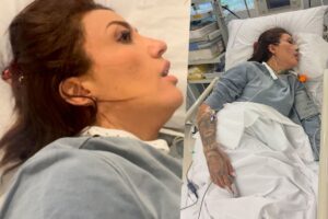 Thayse Teixeira surgiu grogue no hospital e fez o que?