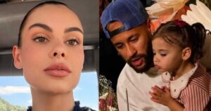 Amanda Kimberlly celebra aniversário da filha com Neymar na Coreia do Sul