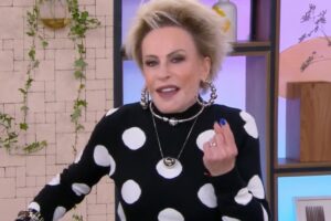 Ana Maria Braga comete gafe ao vivo e confunde ator com Antonio Fagundes
