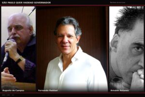 Poetas Augusto de Campos e Arnaldo Antunes Apoiam Fernando Haddad para Governador