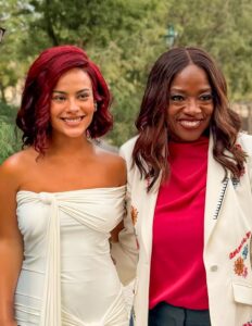 Bella Campos encontra Viola Davis em Paris e cena viraliza nas redes