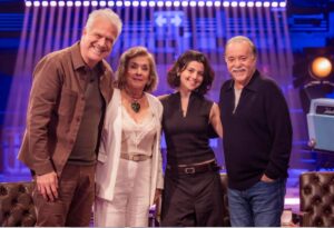 Betty Faria e Tony Ramos relembram carreiras no ‘Conversa com Bial’