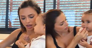 Susto com Mel! Bruna Biancardi se desespera após filha de Neymar quase engolir ímã de geladeira