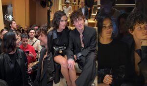 Bruna Marquezine e Shawn Mendes trocam beijos em desfile da Gucci em Milão