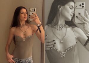 Camila Queiroz desafia pressão para recuperar corpo após parto: ‘Cada uma tem seu tempo’