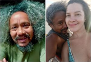 Chico César parabeniza namorada 30 anos mais jovem e faz declaração de amor fofa