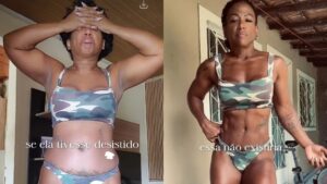 Claudia Bonfim impressiona com transformação física e viraliza na web
