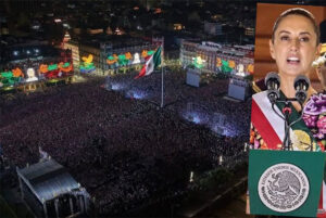 Claudia Sheinbaum marca presença no Dia da Independência do México com discurso patriótico
