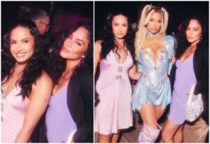 Demi Lovato e Vanessa Hudgens se reencontram em festa de Paris Hilton e 2000s revival explode