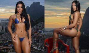 Duda Freire abandona posto de musa na Grande Rio por medo de cancelamento após veto de Anitta