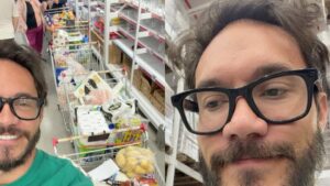 Eliezer Enfrenta Fila de Mais de Uma Hora no Supermercado no Feriado