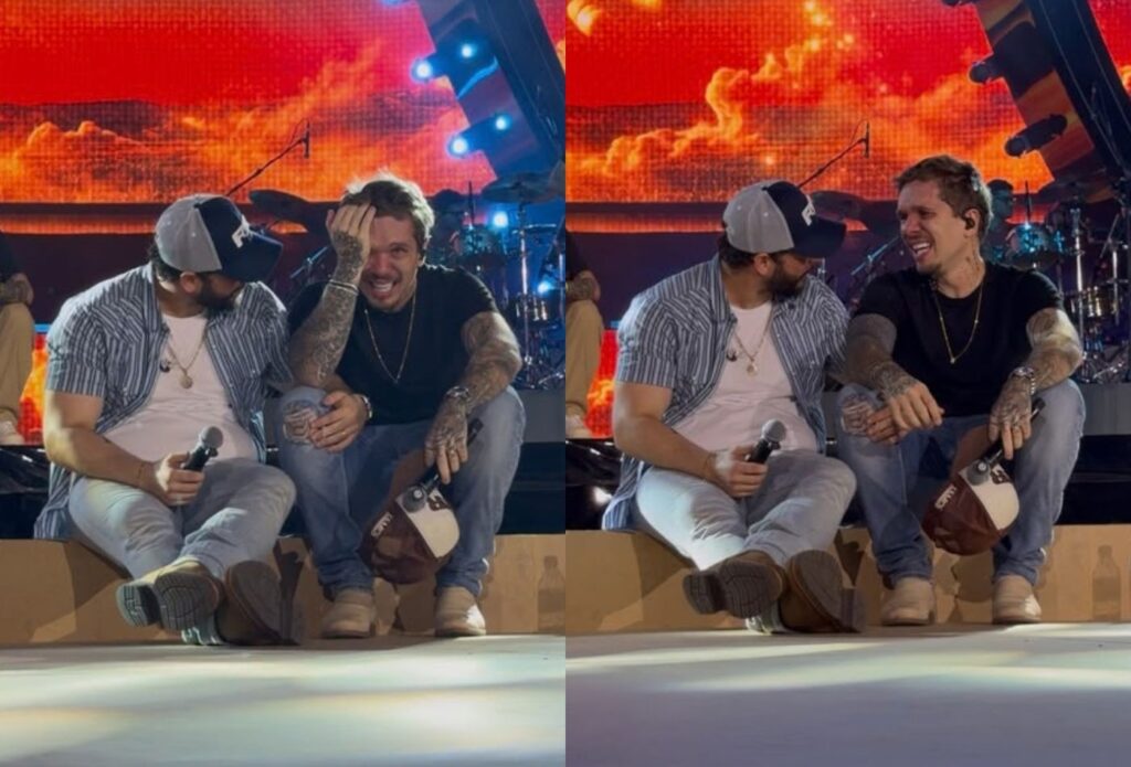 Felipe & Rodrigo choram na gravação do DVD em Brasília; ingressos esgotados