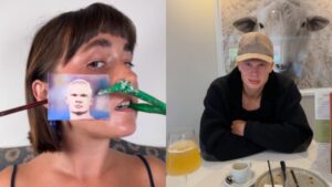 Milly Bampini Faz Pintura de Haaland Usando Apenas um Pincel na Boca e o Resultado é ABSURDO!