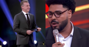 Luciano Huck tem reação viral após piada de Paulo Vieira sobre Vorcaro no Melhores do Ano