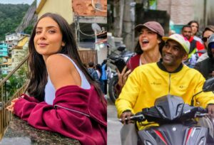 Jade Picon curte aniversário de forma diferente: subiu o morro para ação social!