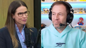Joanna de Assis revela que Tiago Leifert contestou seu furo sobre Neymar: “Estressezinho”