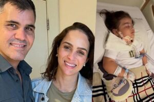 Filha de Juliano Cazarré internada na UTI com complicações graves