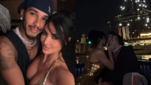 Kim Kardashian e Lewis Hamilton roubam a cena em Paris com álbum de fotos apaixonado