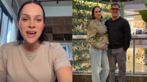 Leticia Cazarré anuncia gravidez do sétimo filho aos 42 anos com Juliano Cazarré