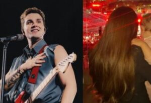 Serena, filha de Luan Santana, acompanha show do pai pela primeira vez e fã ama