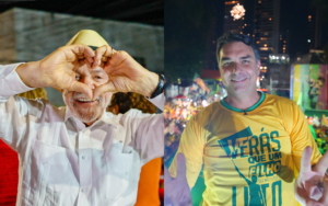Lula sai na frente em pesquisas contra Flávio Bolsonaro, mas eleição segue acirrada