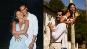 Marcello Melo Jr. e Mell Muzzillo planejam casamento para 2027 e brincam sobre diferença de idade