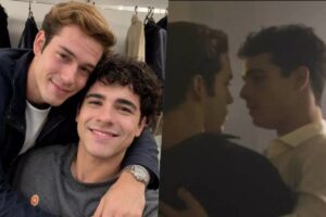 Mau Mau e Felipe se beijam em cena emocionante de ‘Quem Ama Cuida’