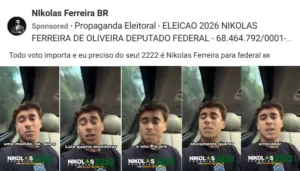 Nikolas Ferreira paga mais de R$ 20 mil à Meta para espalhar fake news sobre Lula e PIX