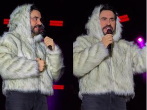 Padre Fábio de Melo tira onda com jaqueta felpuda viral nas redes: ‘Muito bonita’