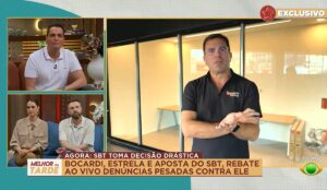 Band Repudia Atitude de Rodrigo Bocardi no ‘Melhor da Tarde’
