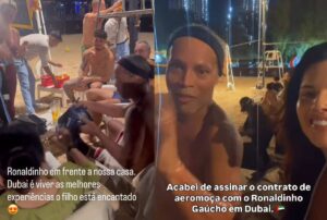 Ronaldinho Gaúcho causa polêmica ao ser flagrado com fã casada