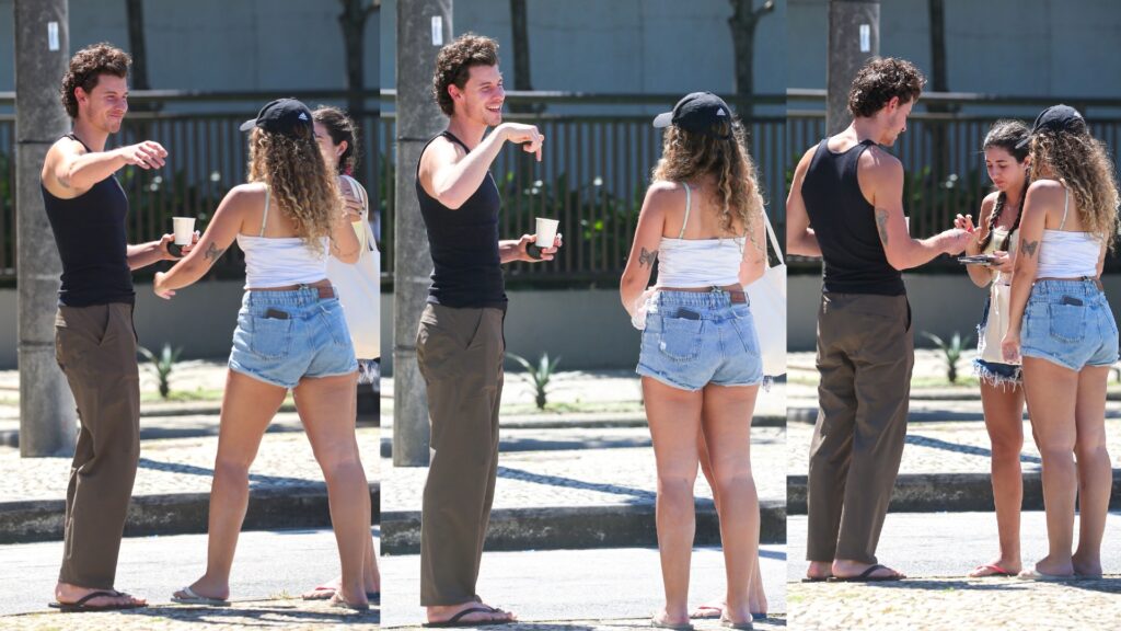 Shawn Mendes Conversa Com Fãs em Praia do Rio de Janeiro