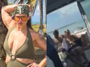 Thais Carla curte viagem na Bahia acompanhada e levanta suspeitas de novo romance