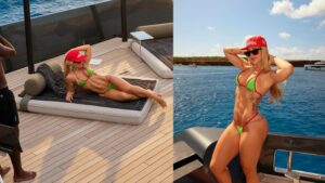Vini Jr. e Virginia Fonseca curtindo vida de luxo em iate de R$ 100 milhões em Ibiza