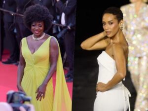 Viola Davis se declara a Taís Araújo após visual radical em desfile em Paris