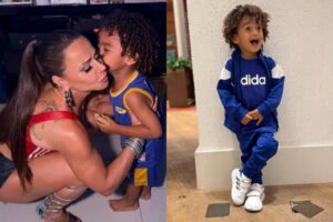Viviane Araújo transborda de amor ao celebrar 4 anos do filho