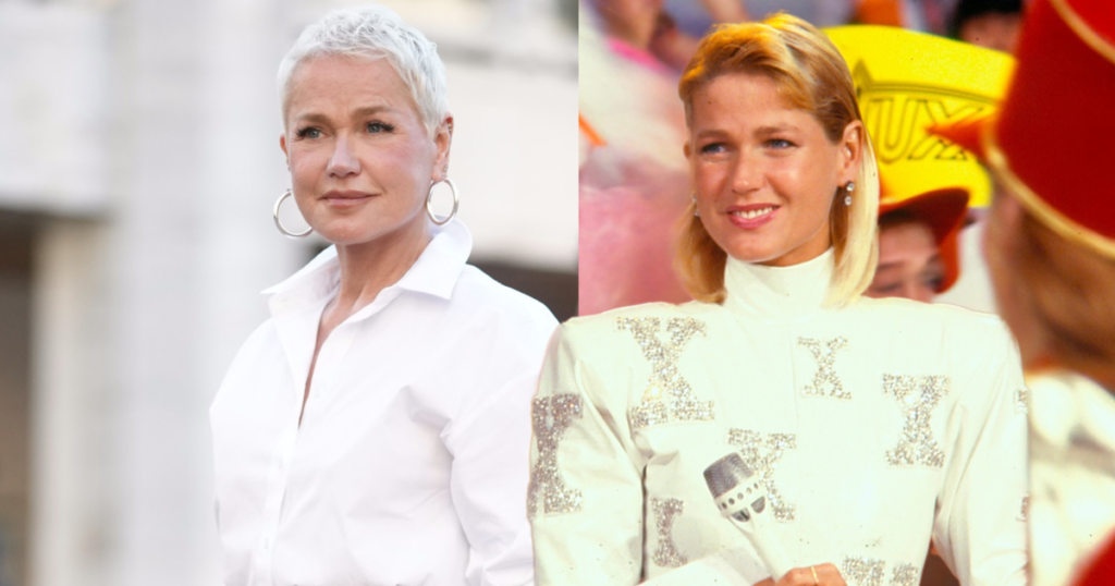 Xuxa Meneghel estreia na NYFW com Sasha e leva saia de 1990! Carolina Herrera desde os anos 80