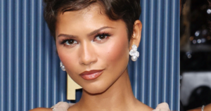 Zendaya esbanja glamour com pixie cut no Emmy e homenageia visual icônico de Halle Berry