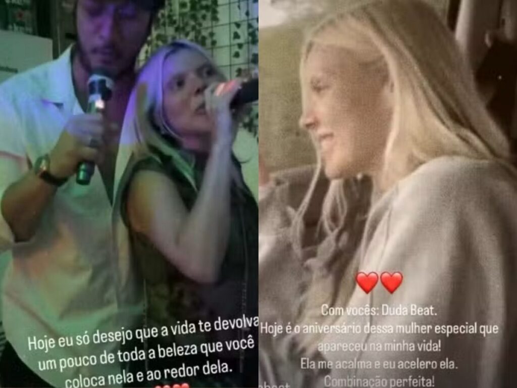 Allan Souza Lima se declara para Duda Beat no aniversário de 39 anos