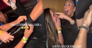Ana Castela passa perrengue com bota em show da melhor amiga