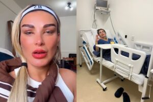 Andressa Urach realiza sua 69ª cirurgia com transplante de sobrancelha: confira o resultado